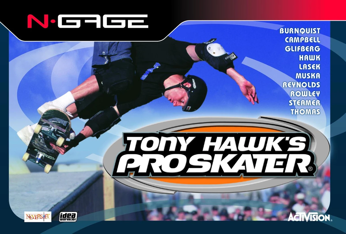 Tony Hawk box art