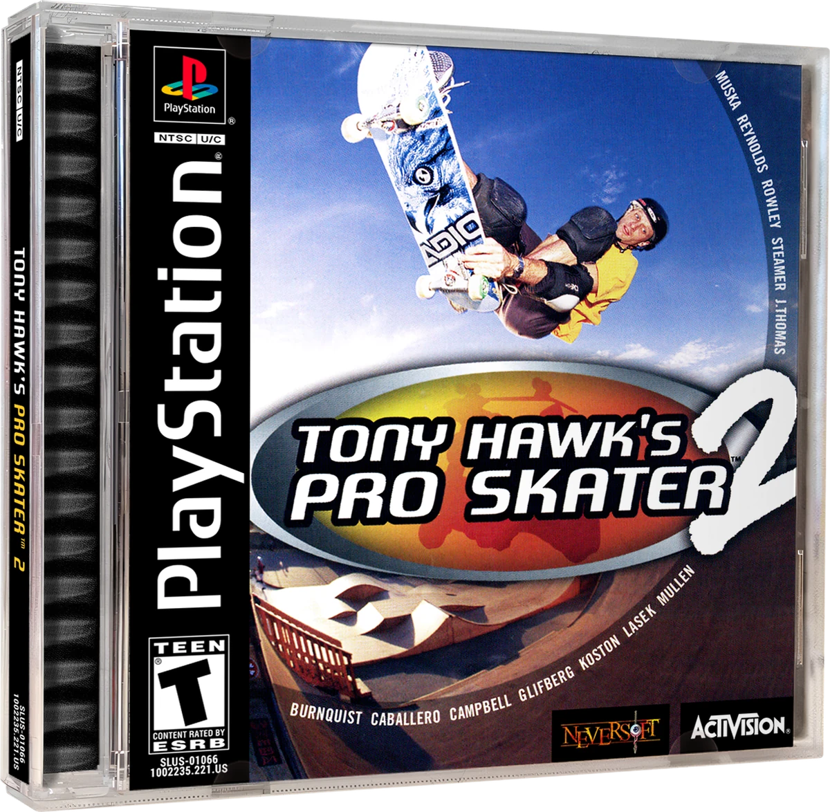 Tony Hawk's Pro Skater 2 box art