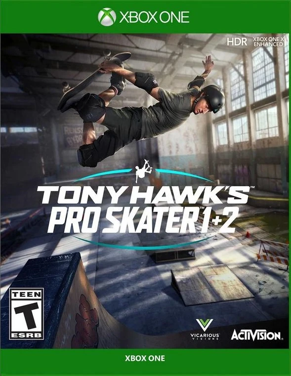 Tony Hawk's Pro Skater 1+2 box art