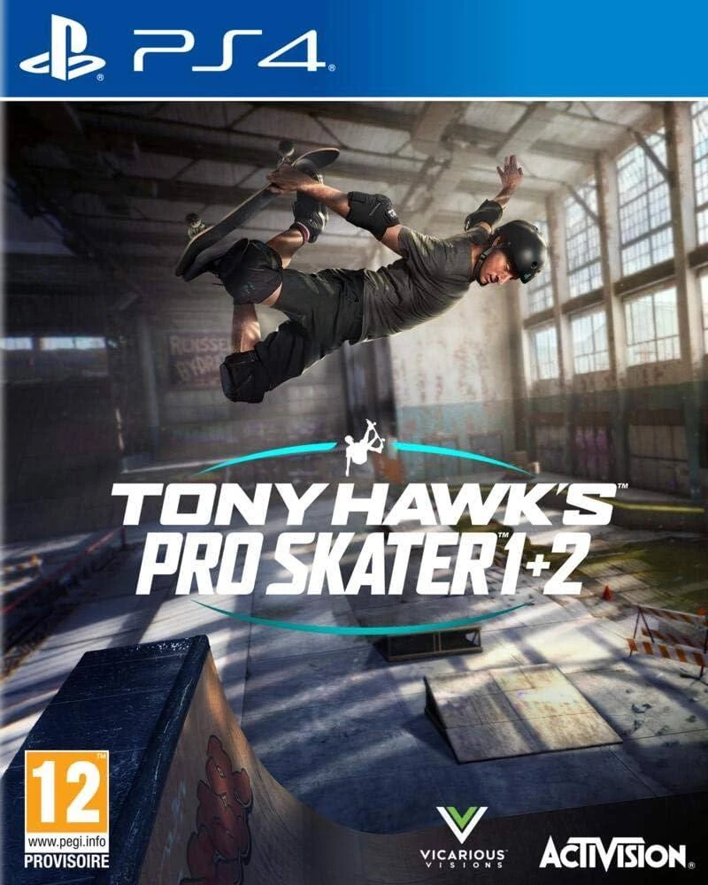 Tony Hawk's Pro Skater 1 and 2 box art