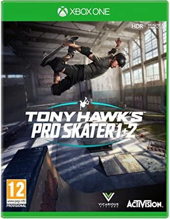 Tony Hawk's Pro Skater 1 and 2 box art