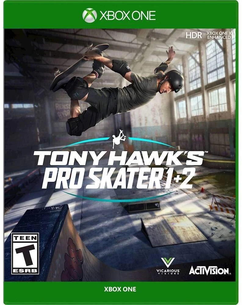 Tony Hawk's Pro Skater 1 and 2 box art