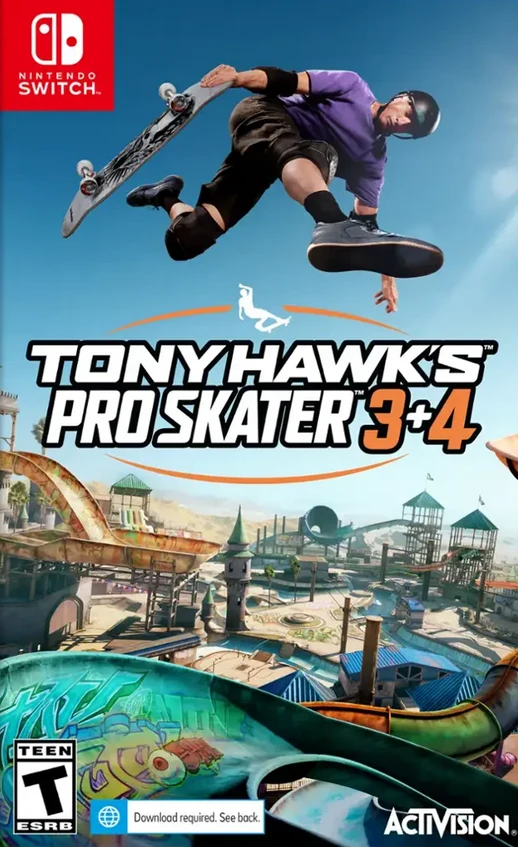 Tony Hawk's Pro Skater 3 + 4 box art