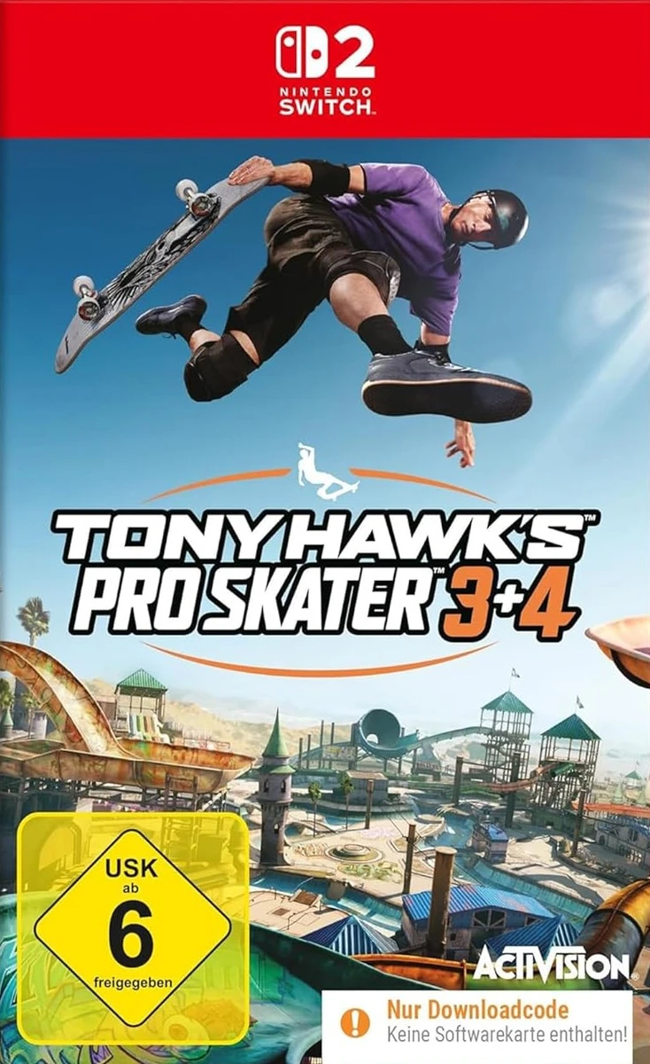 Tony Hawk's Pro Skater 3 + 4 box art