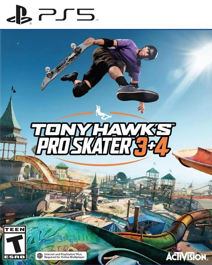 Tony Hawk's Pro Skater 3 + 4 box art