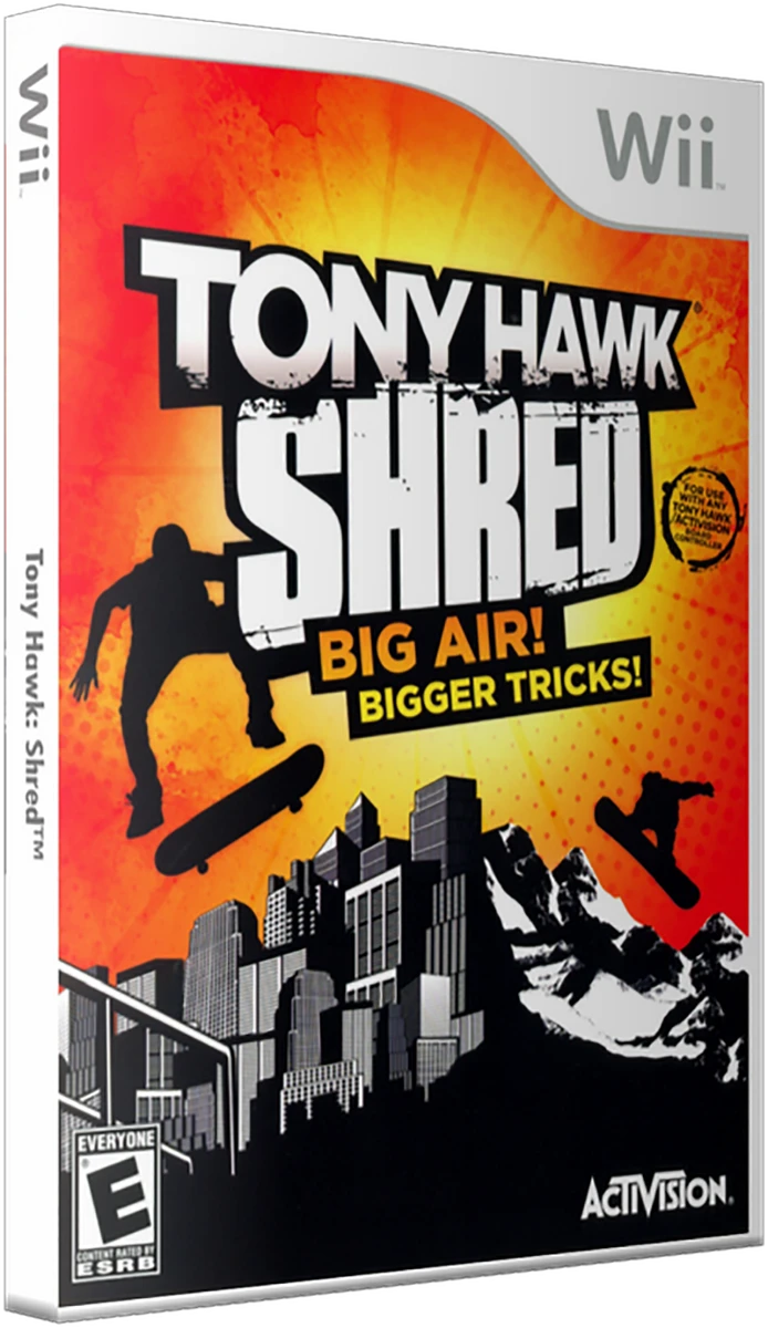 Tony Hawk: Shred box art