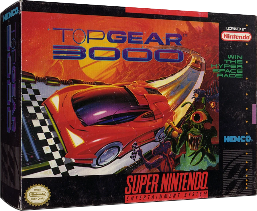 Top Gear 3000 box art