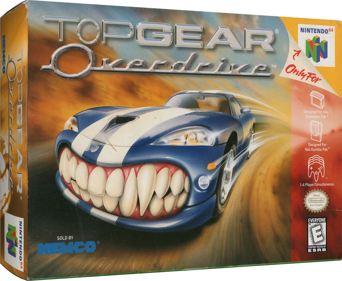 Top Gear Overdrive box art