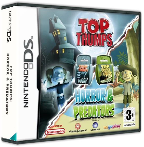 Top Trumps: Horror and Predators box art