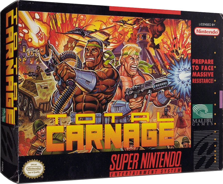 Total Carnage box art