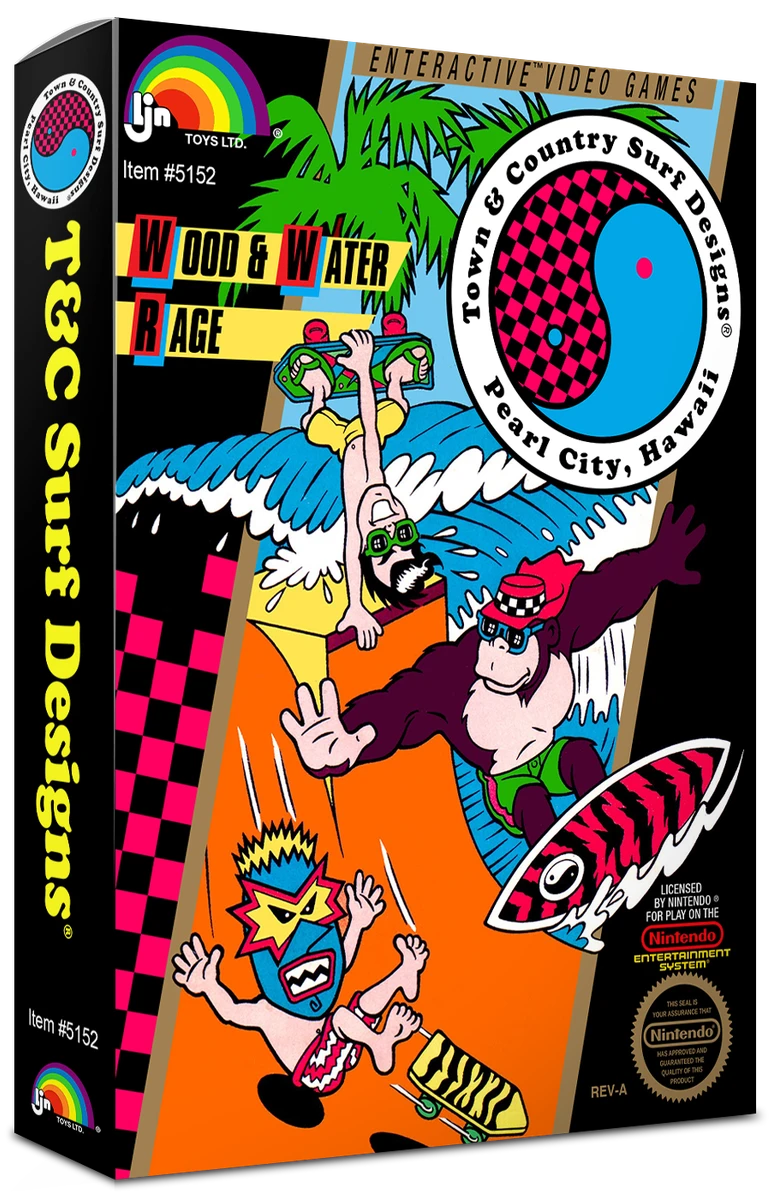 Town & Country Surf Designs: Wood and Water Rage box art