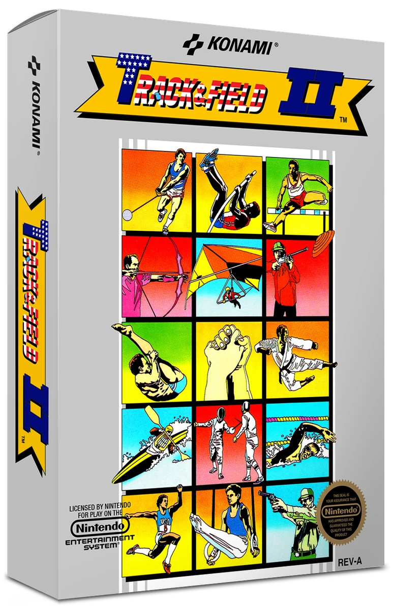 Track and Field II box art