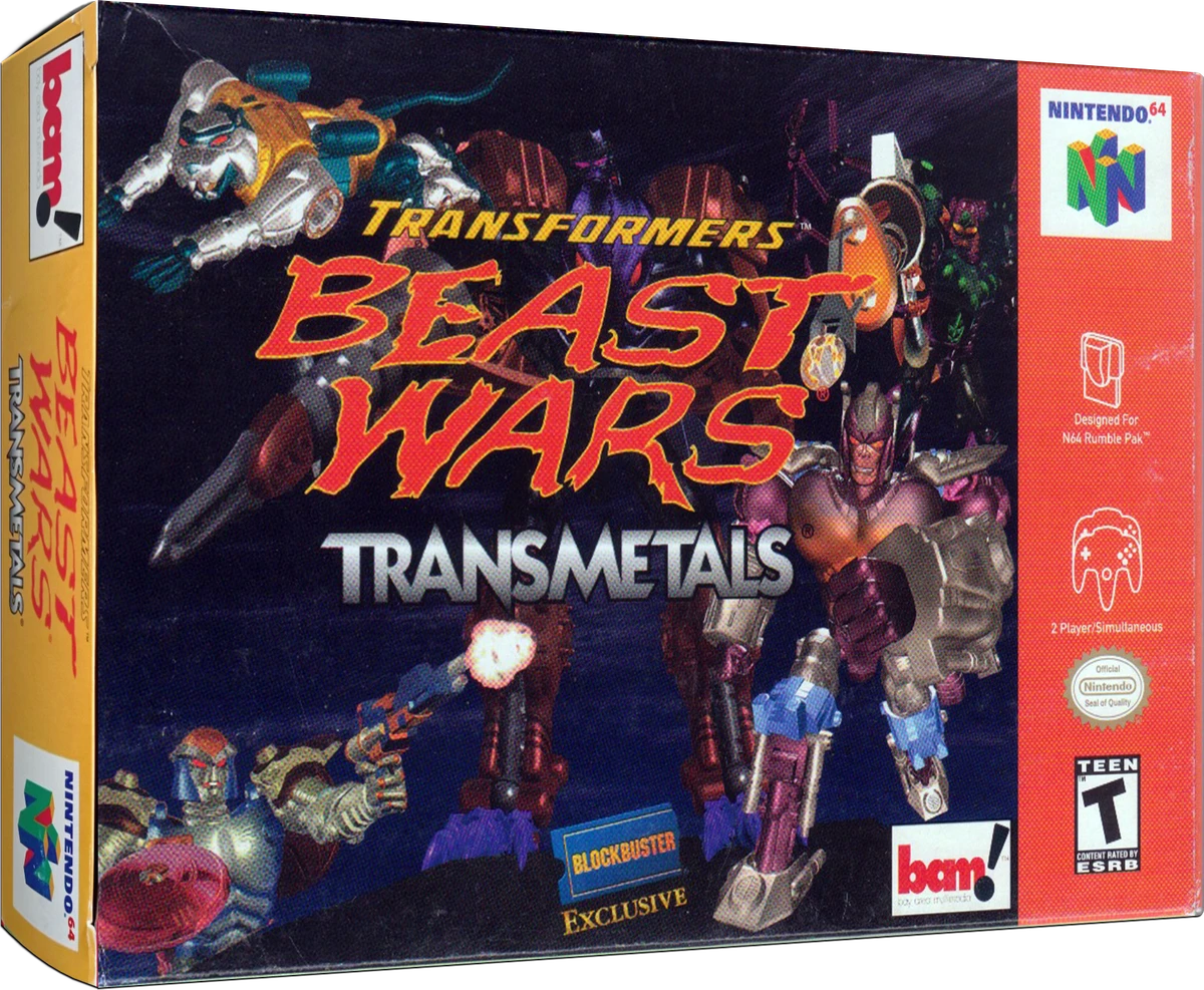Transformers Beast Wars Transmetals box art
