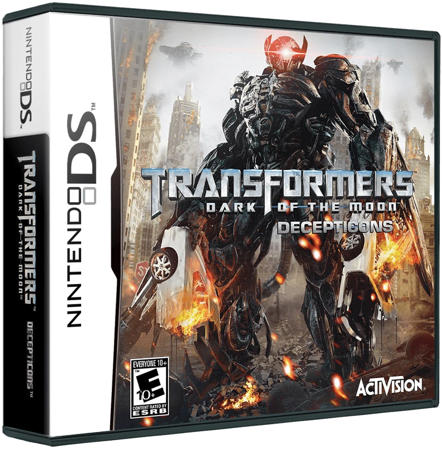 Transformers: Dark of the Moon Decepticons box art