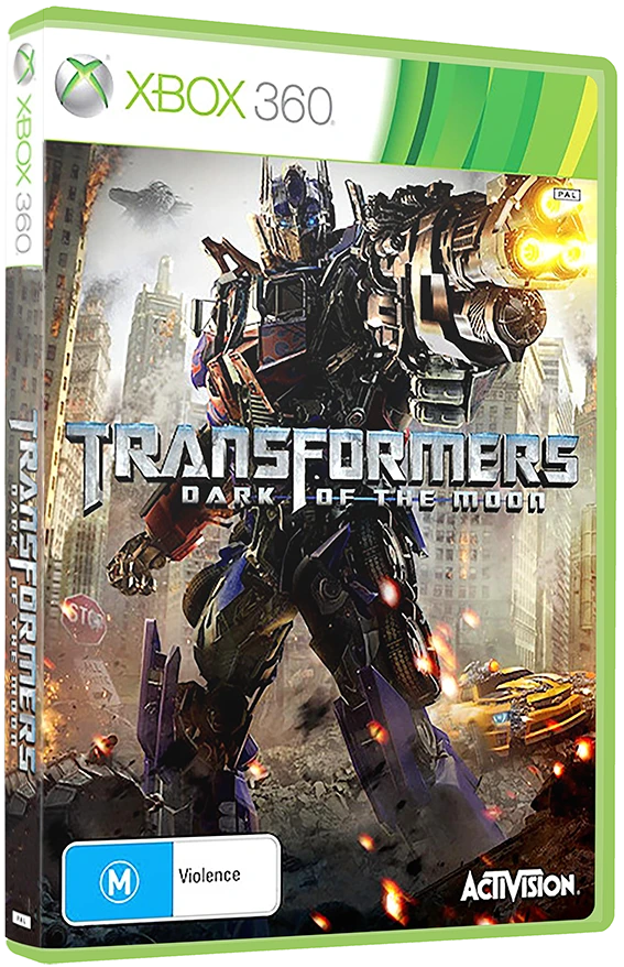 Transformers: Dark of the Moon box art