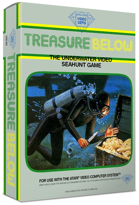 Treasure Below box art
