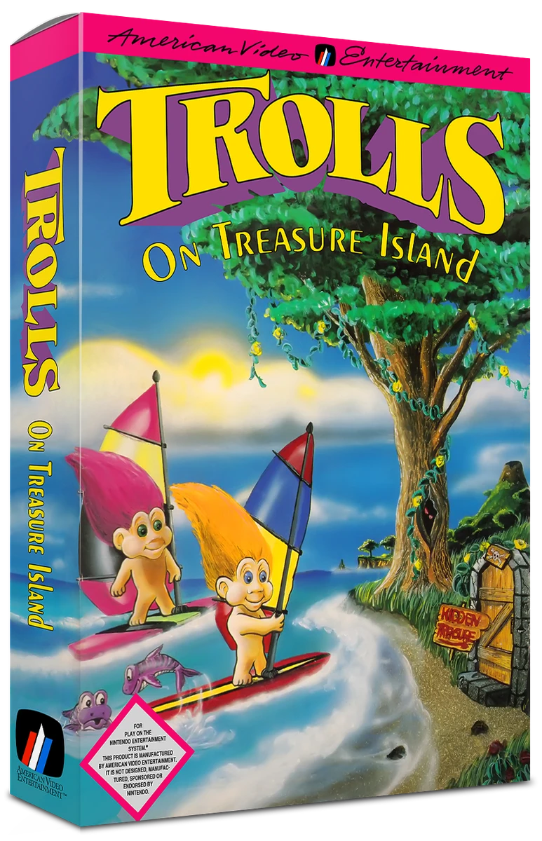 Trolls on Treasure Island box art