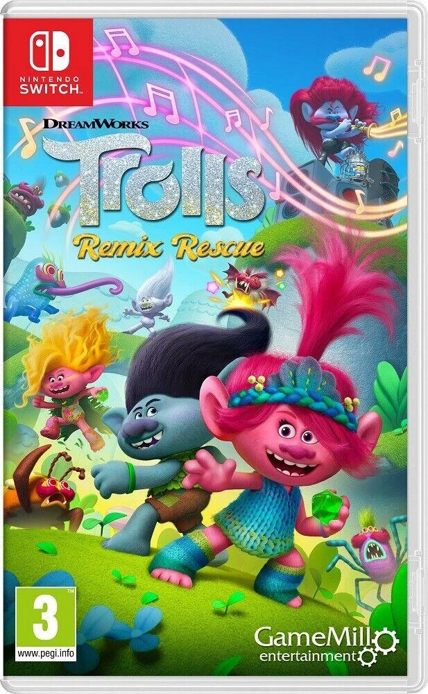 Trolls Remix Rescue box art