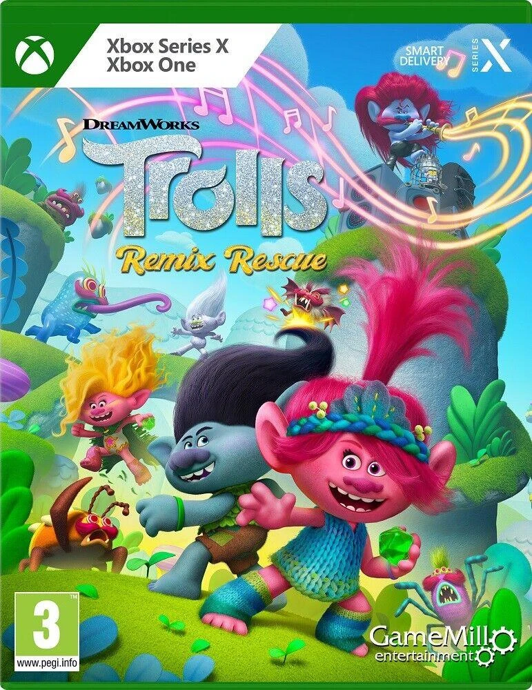 Trolls Remix Rescue box art