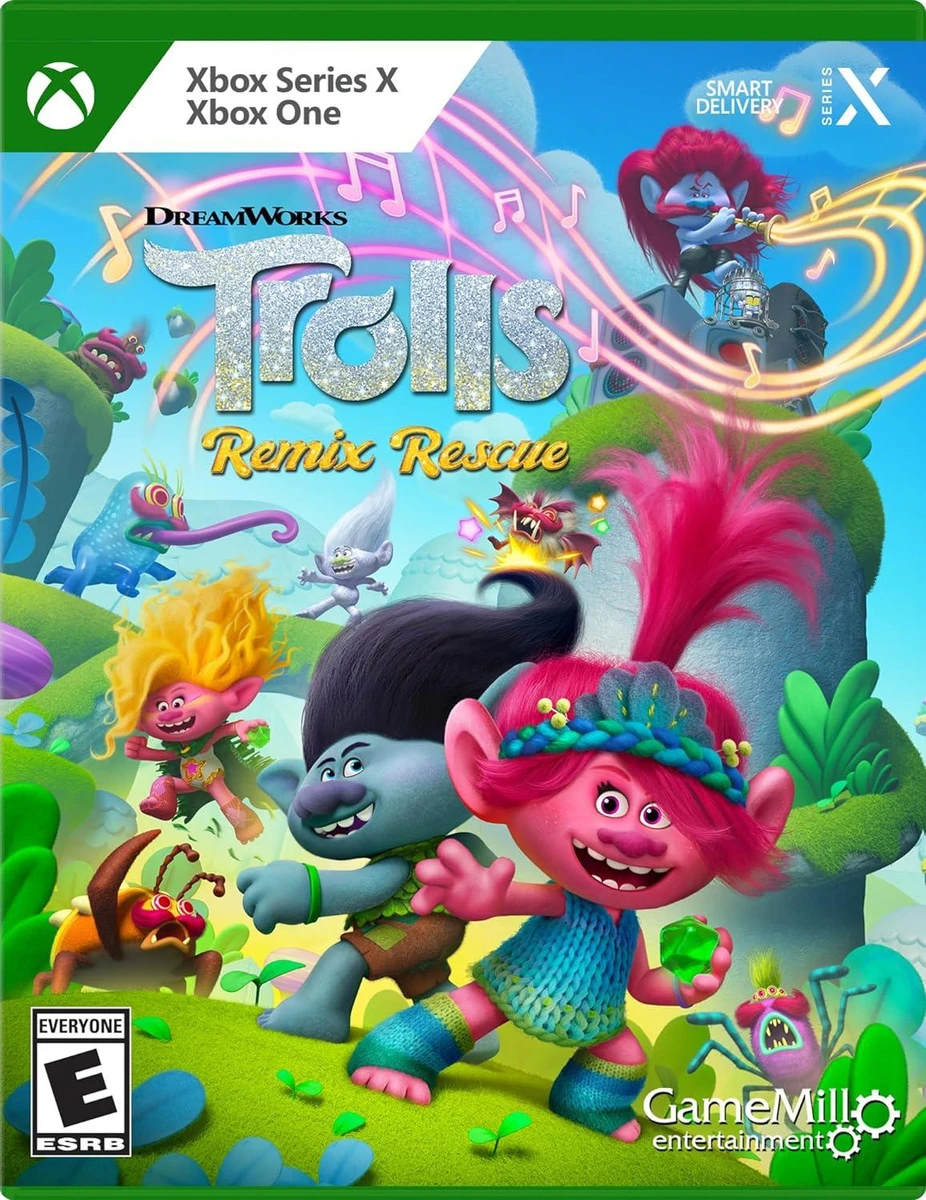 Trolls Remix Rescue box art