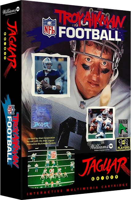 Troy Aikman NFL Football box art