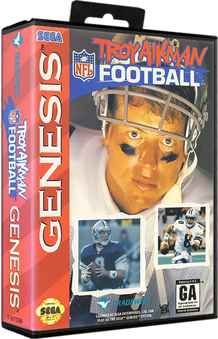 Troy Aikman NFL Football box art