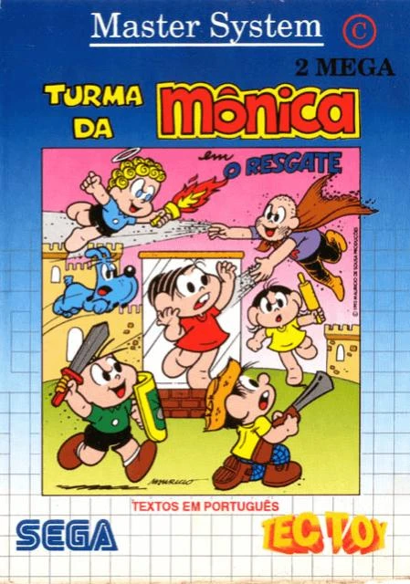 Turma da Monica em O Resgate box art