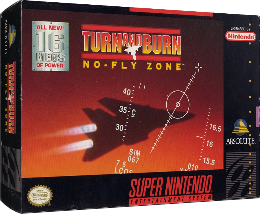 Turn and Burn No Fly Zone box art
