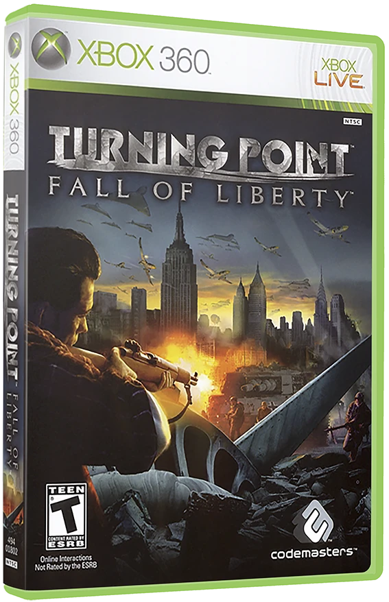 Turning Point Fall of Liberty box art