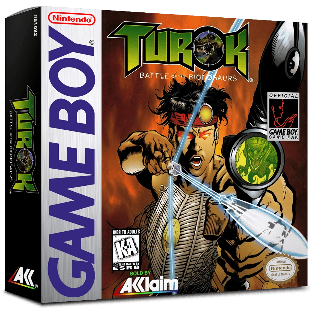 Turok Battle of the Bionosaurs box art