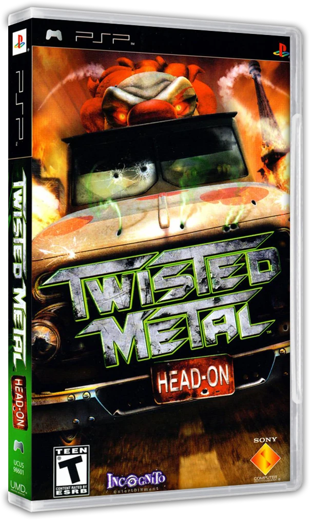 Twisted Metal Head On box art
