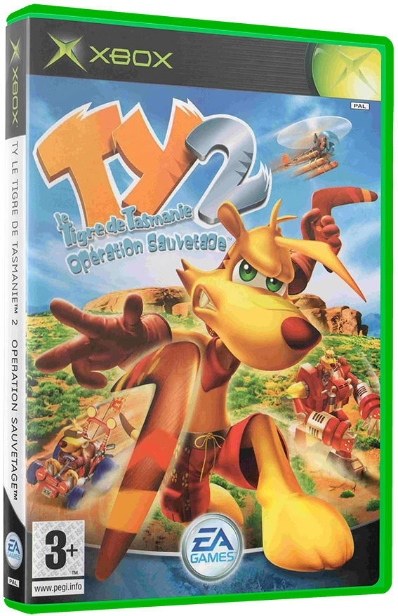 Ty the Tasmanian Tiger 2 Bush Rescue box art