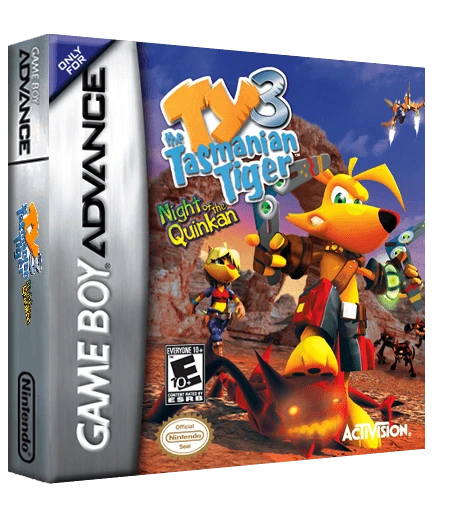 Ty the Tasmanian Tiger 3: Night of the Quinkan box art