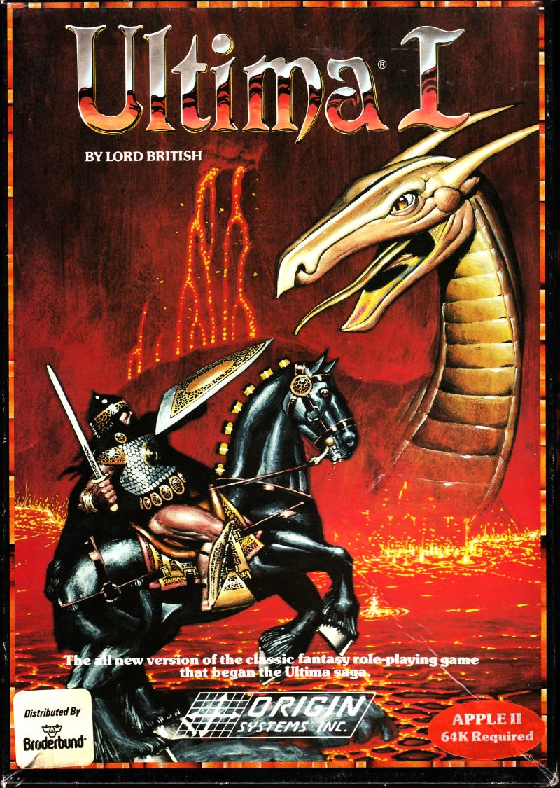 Ultima I: The First Age of Darkness box art