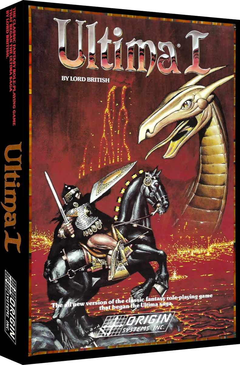 Ultima I the First Age of Darkness box art
