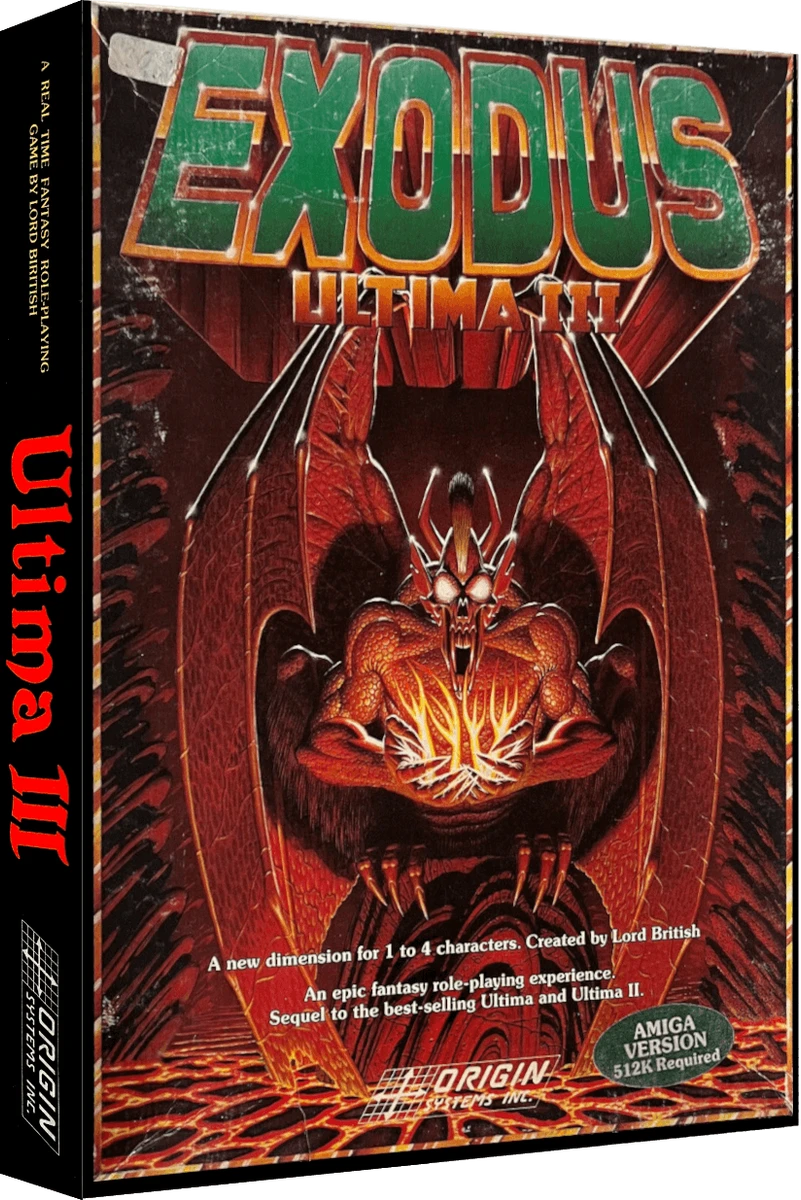 Ultima III: Exodus box art