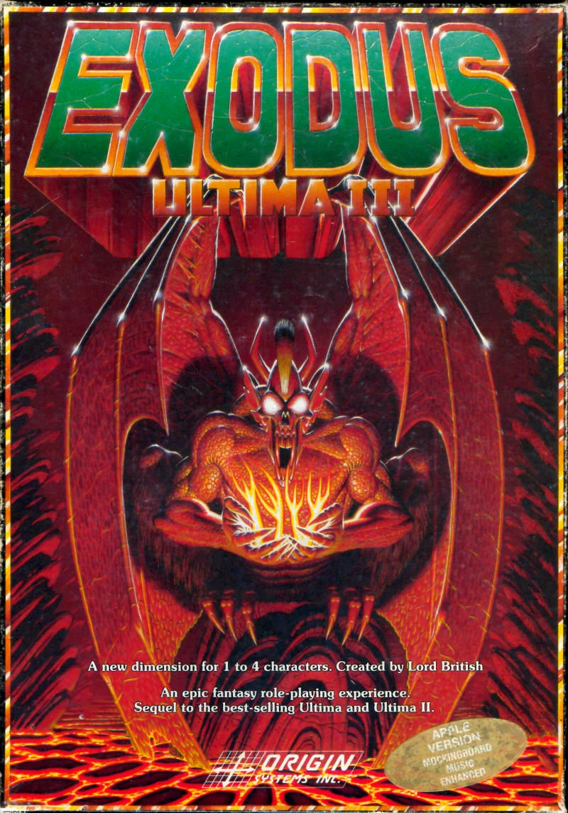 Ultima III: Exodus box art