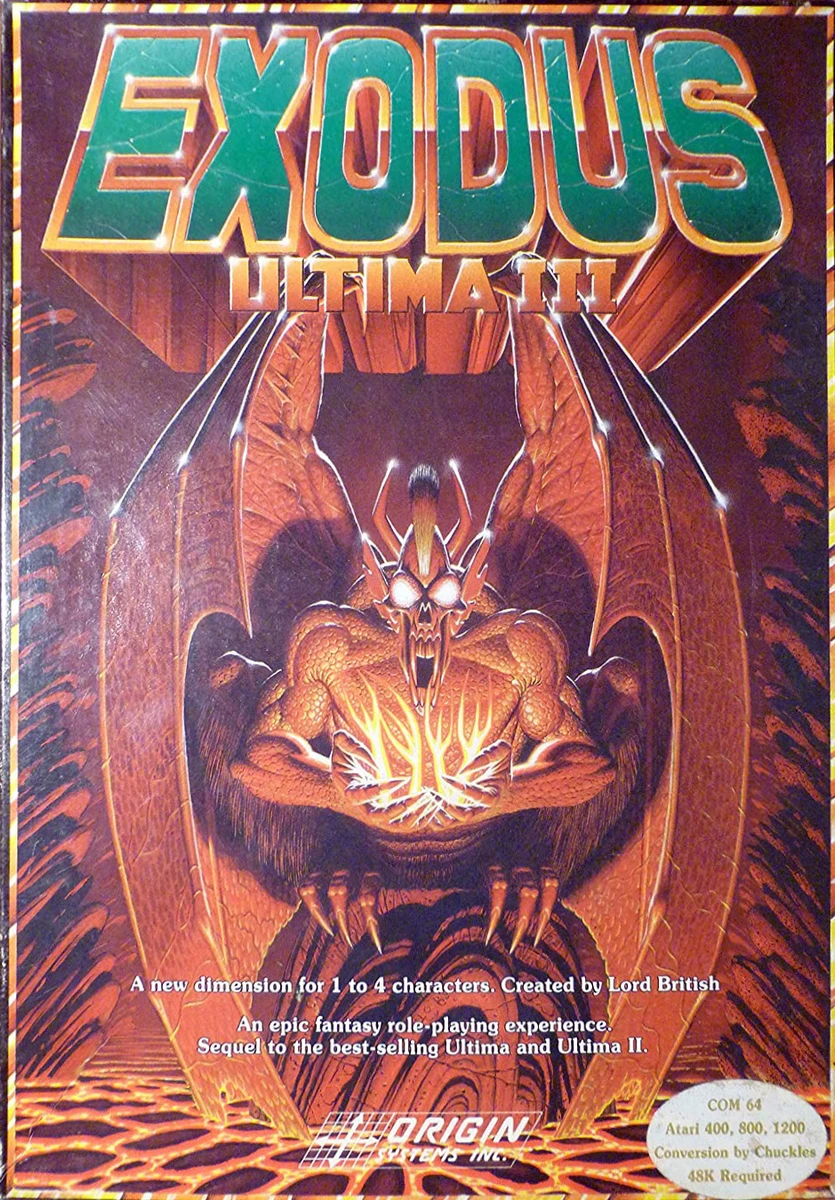 Ultima III: Exodus box art