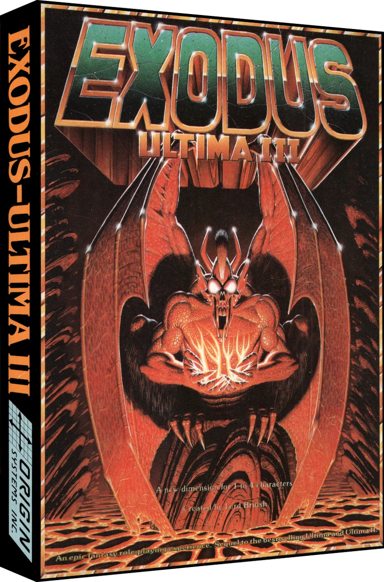 Ultima III: Exodus box art