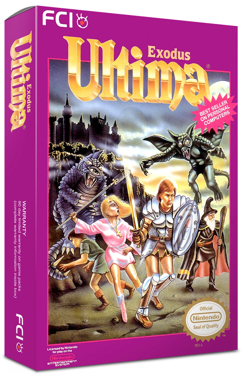 Ultima: Kyoufu no Exodus box art