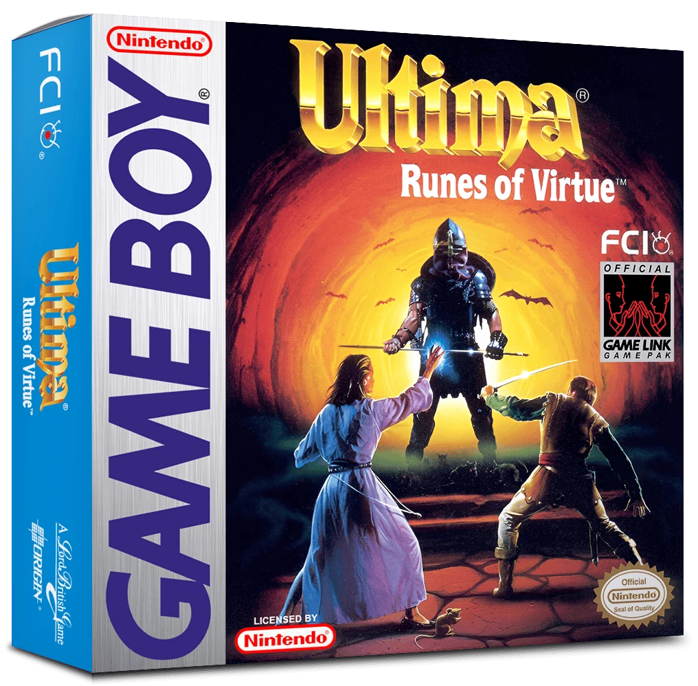 Ultima Runes of Virtue box art