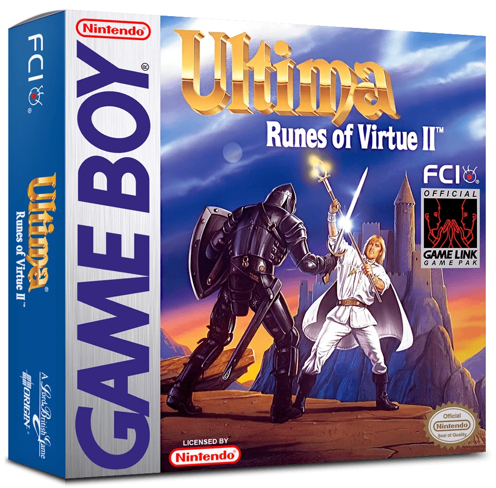 Ultima Runes of Virtue II box art