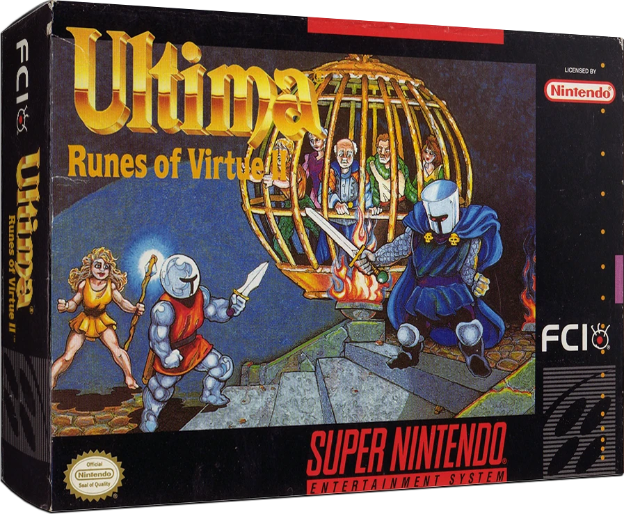 Ultima Runes of Virtue II box art