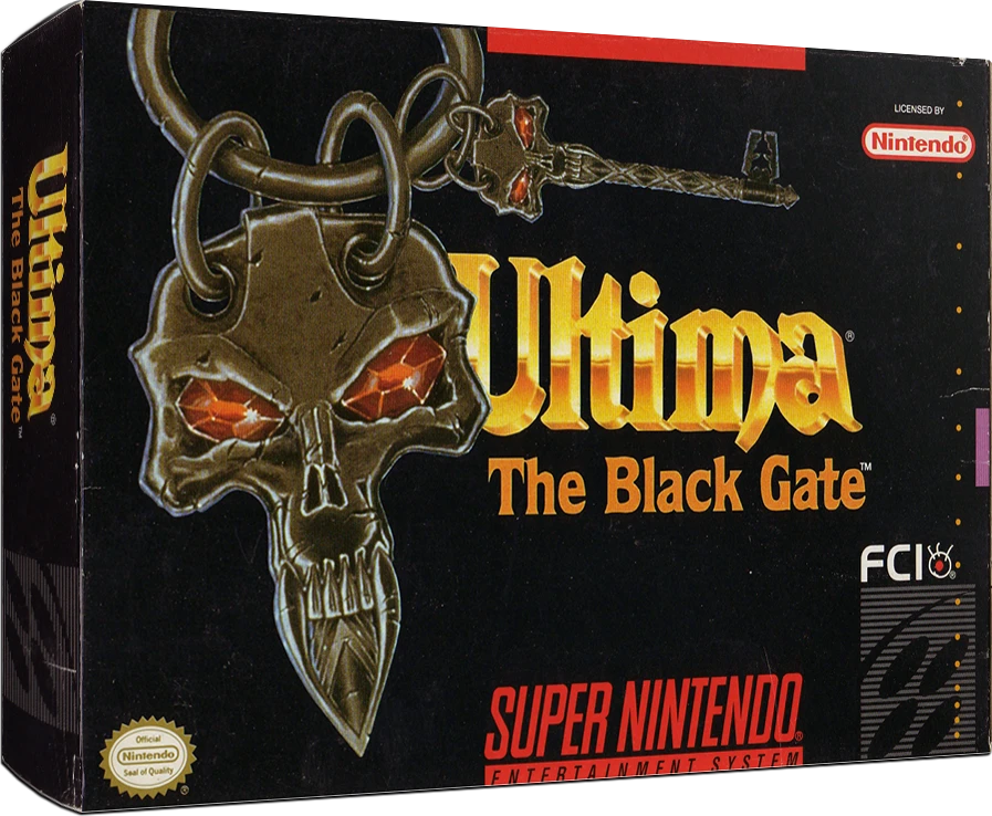 Ultima The Black Gate box art