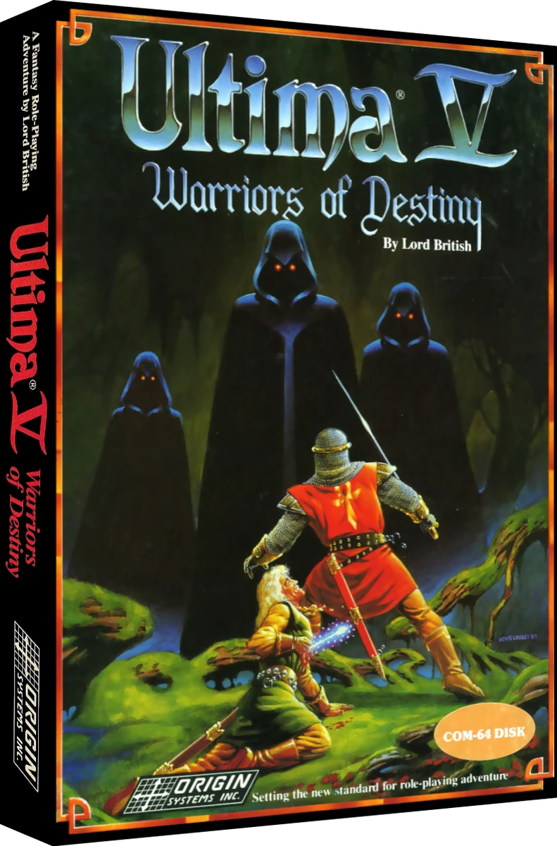 Ultima V Warriors of Destiny box art