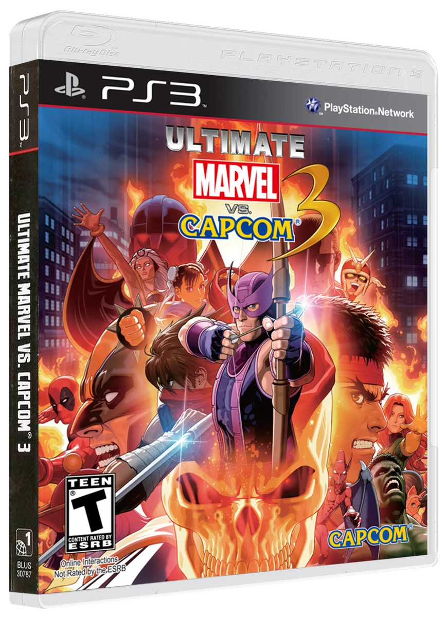 Ultimate Marvel vs Capcom 3 box art