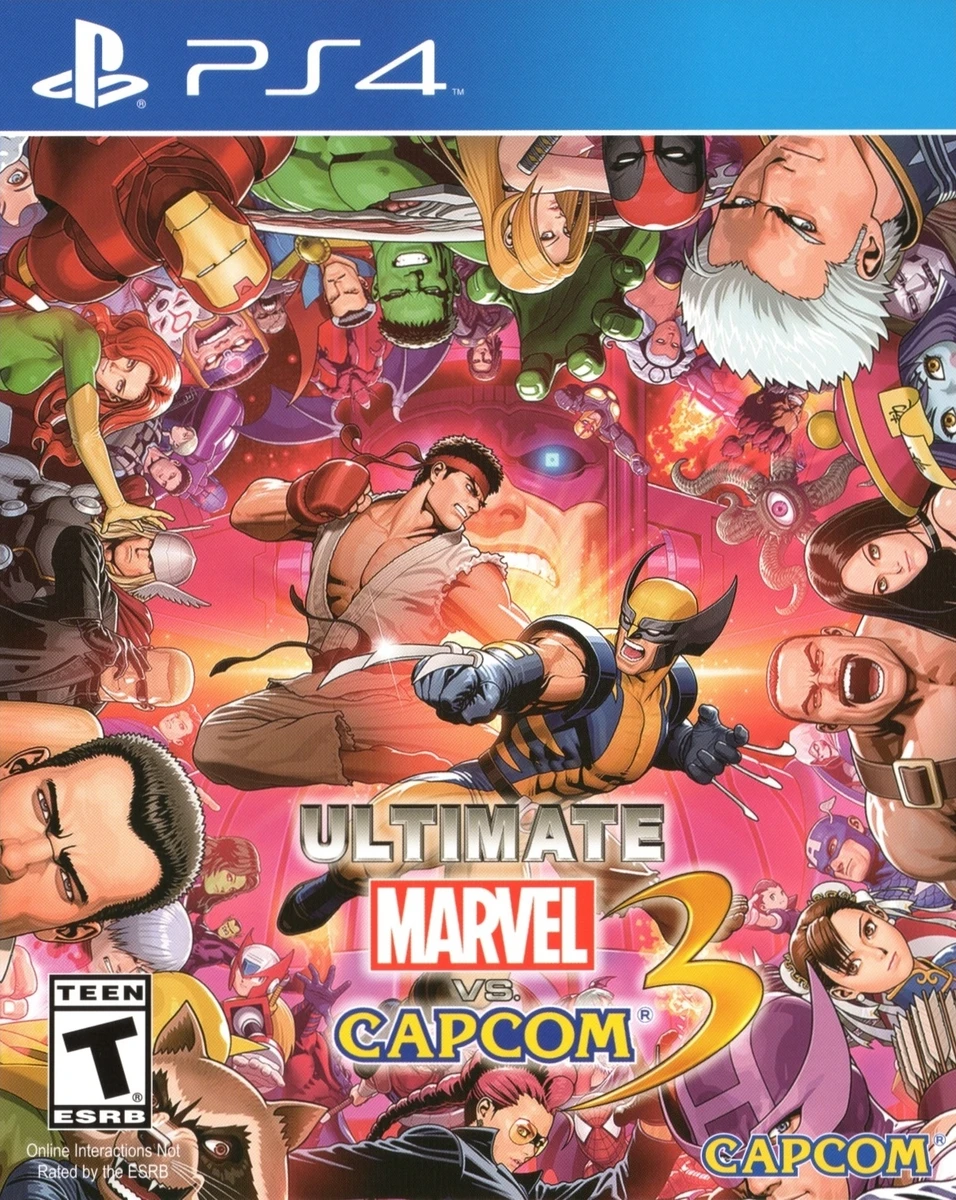 Ultimate Marvel vs Capcom 3 box art