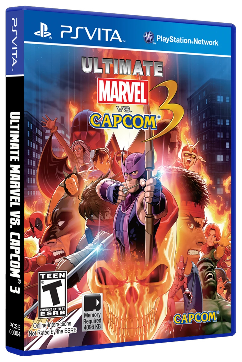 Ultimate Marvel vs Capcom 3 box art