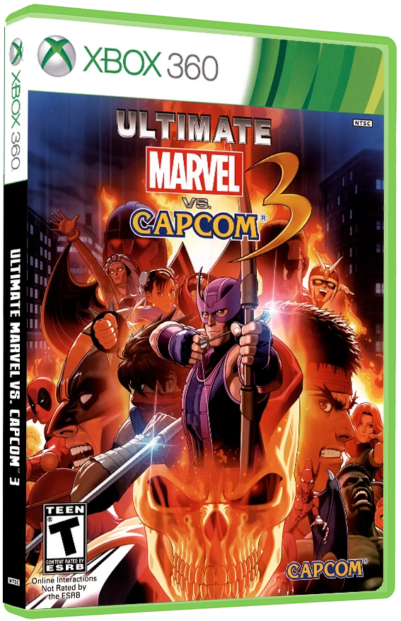 Ultimate Marvel vs Capcom 3 box art
