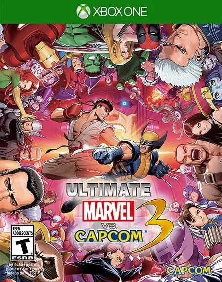 Ultimate Marvel vs Capcom 3 box art